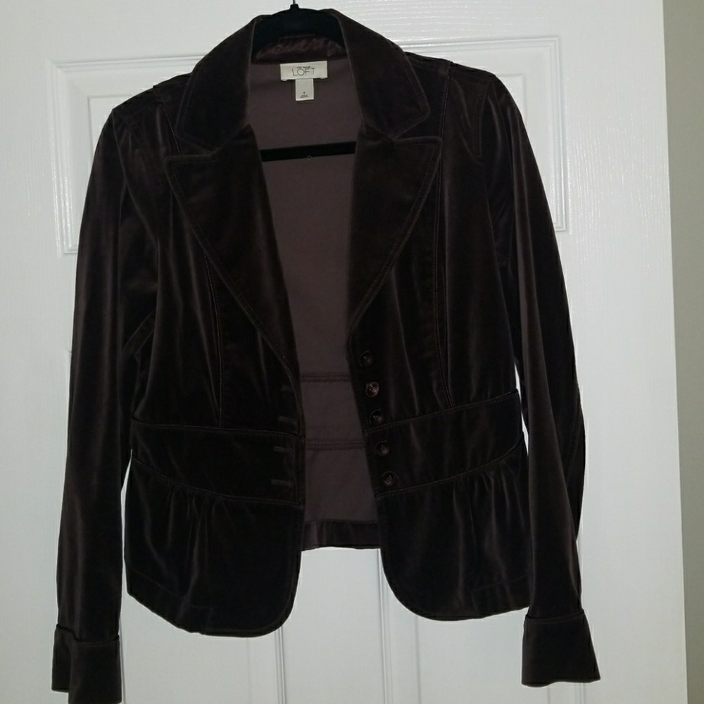 Plum Velvet Jacket